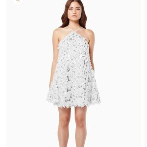 ELLIATT fuzzy mini dress